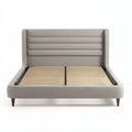 Bedframe van gestoffeerd materiaal voor de slaapkamer - 200 x 160 x 100cm