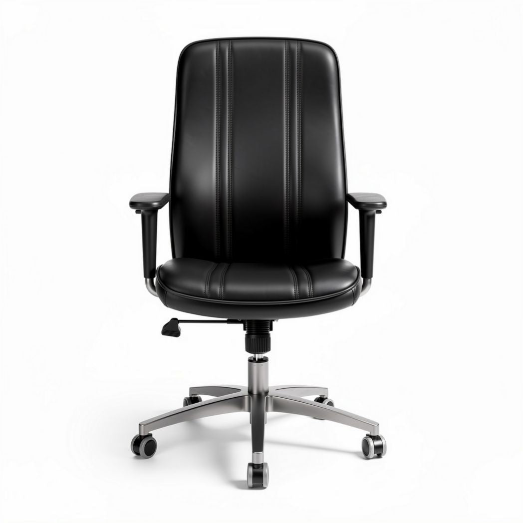 Bureauchair van kunstleder voor de werkplek - 60 x 60 x 110cm