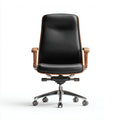 Bureaustoel met verstelbare rugleuning voor de werkplek - stof en metaal - 60 x 60 x 120cm