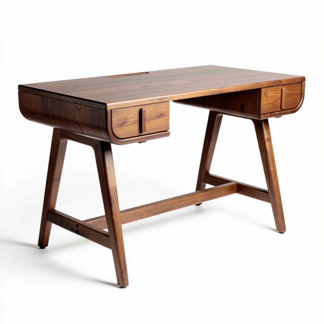 Bureau van massief hout voor kantoorgebruik - 150 x 75 x 75cm