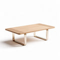 Salontafel van hout voor de woonkamer - 120 x 60 x 30cm